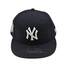 Aaron Boone Yankees Autographed Game Used Jackie Robinson Day Hat from 4/15/2022