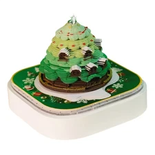 Time Piece Calendar 2026 Desk Calendar 3D Tree Shape Notes Pad Tear Off Calendar