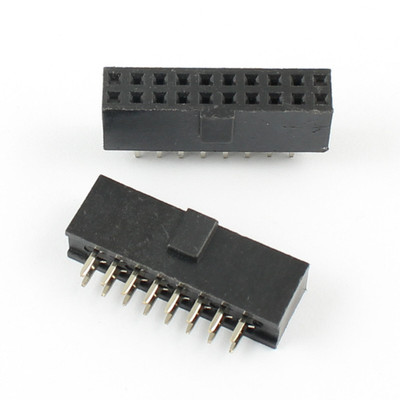 5Pcs 2.54mm 0.1'' Pitch 2x8 16 Pin Female Pin Header Strip Polarizing Key Wide