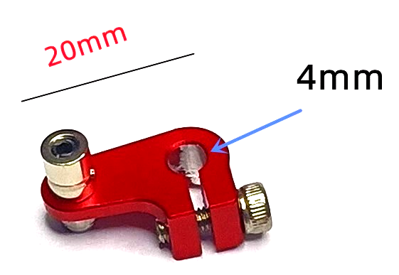 2 pcs throttle Bellcrank Linkage Swing Arms fit ZENOAH RCMK for RC Boat
