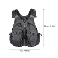 JKSPORTS Fly Fishing Vest Fishing Safety Life Jacket for Swimming Sailing Boatin