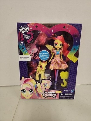 Hasbro My Little Pony Equestria Girls Fluttershy Doll & Pony Set New