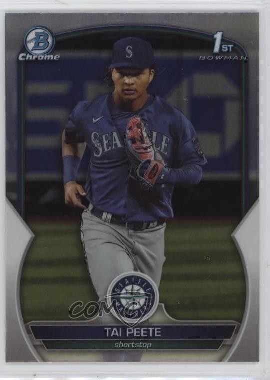 2023 Bowman Draft Chrome Refractor Tai Peete #BDC-28 19ju