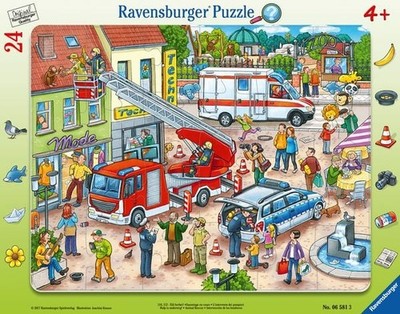 Rahmenpuzzle Ravensburger 110, 112 - Eilt herbei! 24 Teile 24 Teile