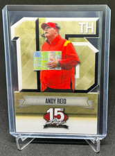 2025 Leaf NSCC 15th Anniversary Crystal ANDY REID GOLD VINYL CIRCLES #1/1 Chiefs