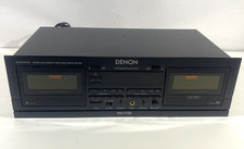 Denon DN-770R Precision Dual Cassette Player Recorder - Tested