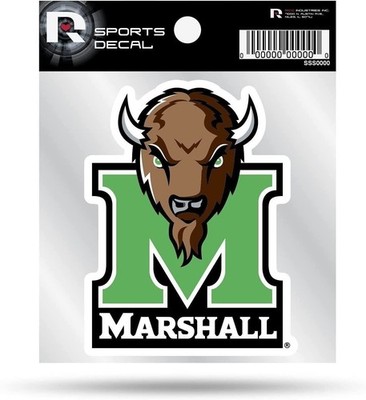 Marshall University Thundering Herd 4x4 Inch Die Cut Decal Sticker, Primary...