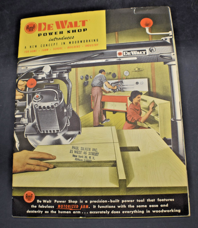 1956 DeWalt Power Shop Catalog & Prices