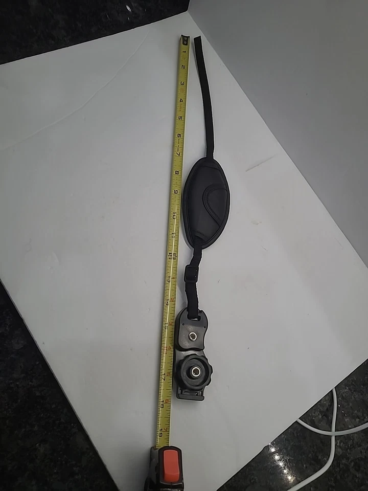 Correa de cámara compacta universal ajustable duradera para DSRL acolchada negra  Foto 2 de 4