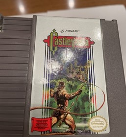 Castlevania Nintendo NES Cartridge and Slip Cover