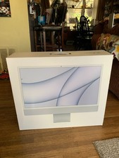 Apple iMac 24-Inch M1 Chip 2021 Models A2438 Silver EMPTY BOX ONLY