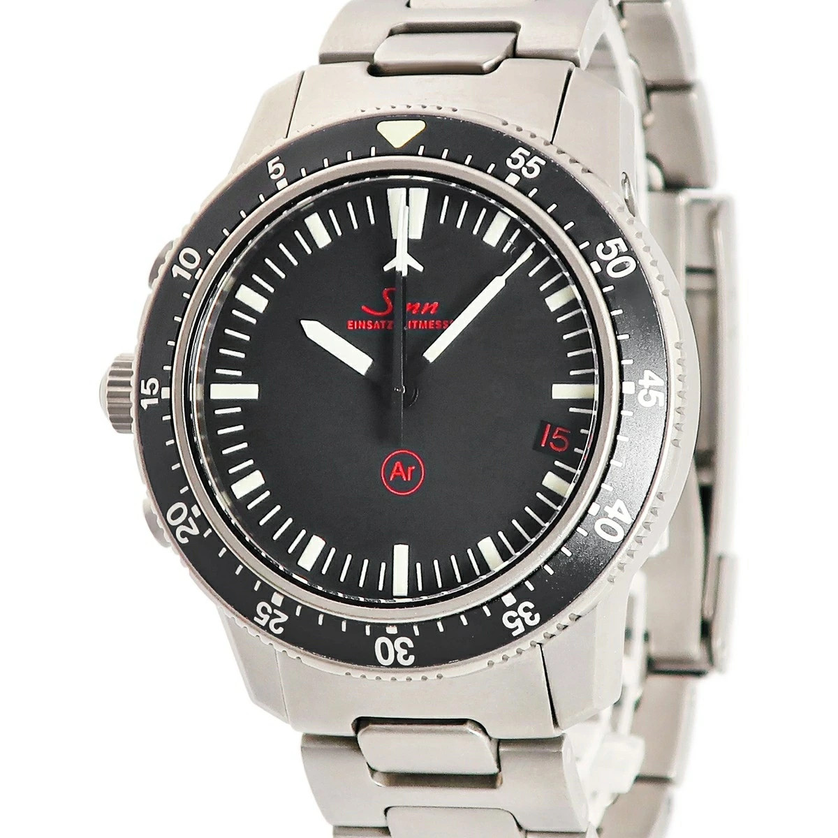 Sinn Chronograph Mission Timer 503.EZM-1 Black Men's Used Watch #11128