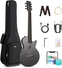 Enya NOVA GO SP1 35" Carbon Fiber Acoustic Electric Travel Guitar Open Box