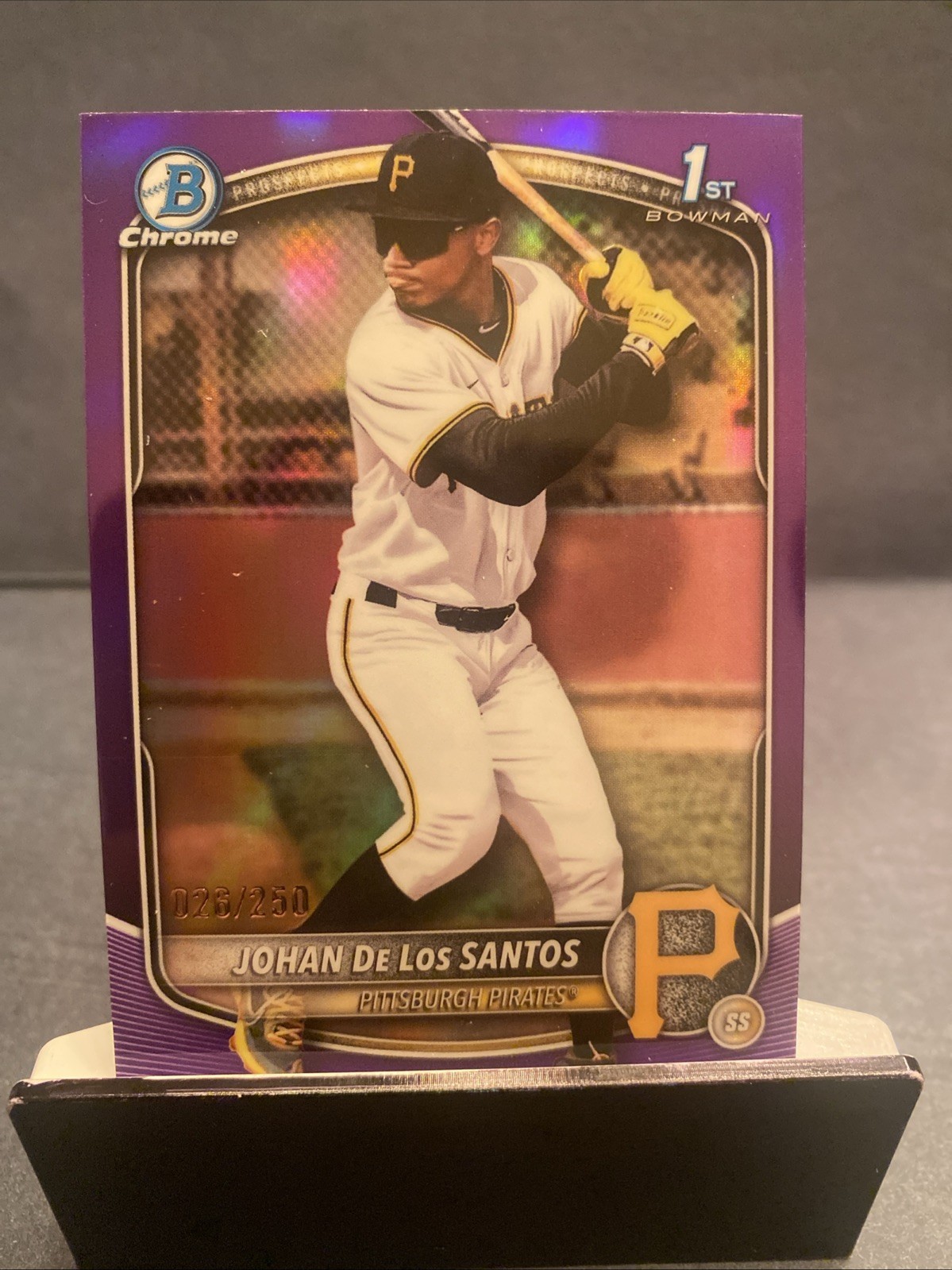 2025 Bowman Chrome - Prospects Johan De Los Santos, Johan De Los Santos #BCP-163