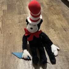 Vintage 1983 Dr. Seuss Cat in the Hat Plush Stuffed Animal 24