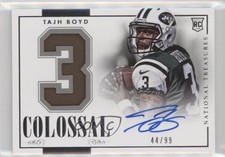 2014 Panini National Treasures Jersey Numbers 44/99 Tajh Boyd #RCN-BO Auto 3c7