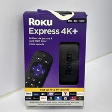 Roku Express 4k+ HD Streaming Media Player w/Voice Remote