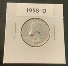 1958 D - Washington  Quarter - MS