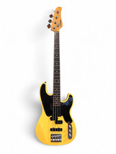 Schecter PBass Bajo Eléctrico Crema Amarillo Seymour Duncan P/J Pastillas...