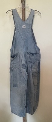 Vintage Lee Union Made Sanforized Jelt Denim Overalls 1930-1939