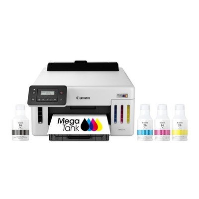 Canon MegaTank GX5120 Wi-Fi Inkjet Color Printer with Auto Duplex Printing White
