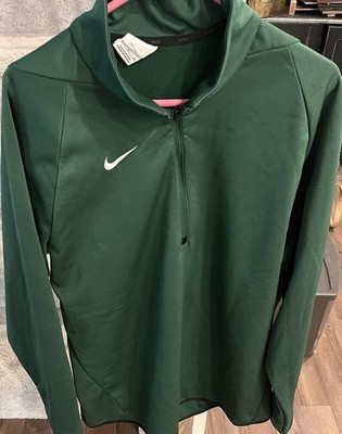 NIKE Men's Therma 1/4 Zip Top | Green | Size: XL