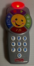 Fisher Price Laugh  Learn TV Remote Control Lights  Sound 2011 Batteries Incl.