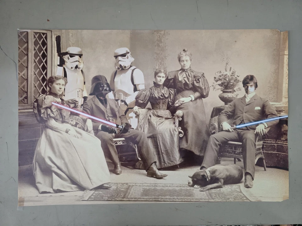 Póster Mr Brainwash - STAR WARS REUNIÓN 08 - 2010 - Edición limitada. Banksy Kaws Foto 3 de 4