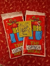 2 NEW Unopened McDonalds 2025 Adult Grinch Meal Socks 1 Pickle Salt