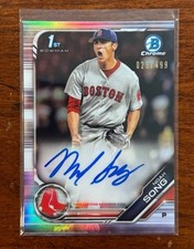2019 Bowman Draft Chrome Draft Pick Auto Refractor /499 Noah Song #CDA-NS Auto