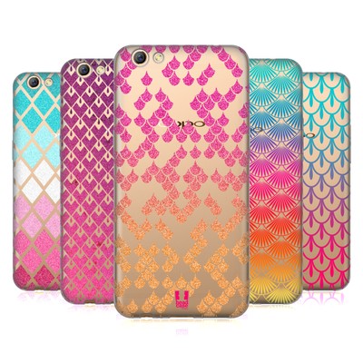 HEAD CASE DESIGNS COLOURFUL SCALES SOFT GEL CASE FOR OPPO PHONES