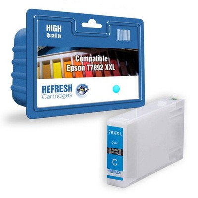 Refresh Patronen Cyan T7892 Tinte kompatibel mit Epson Druckern