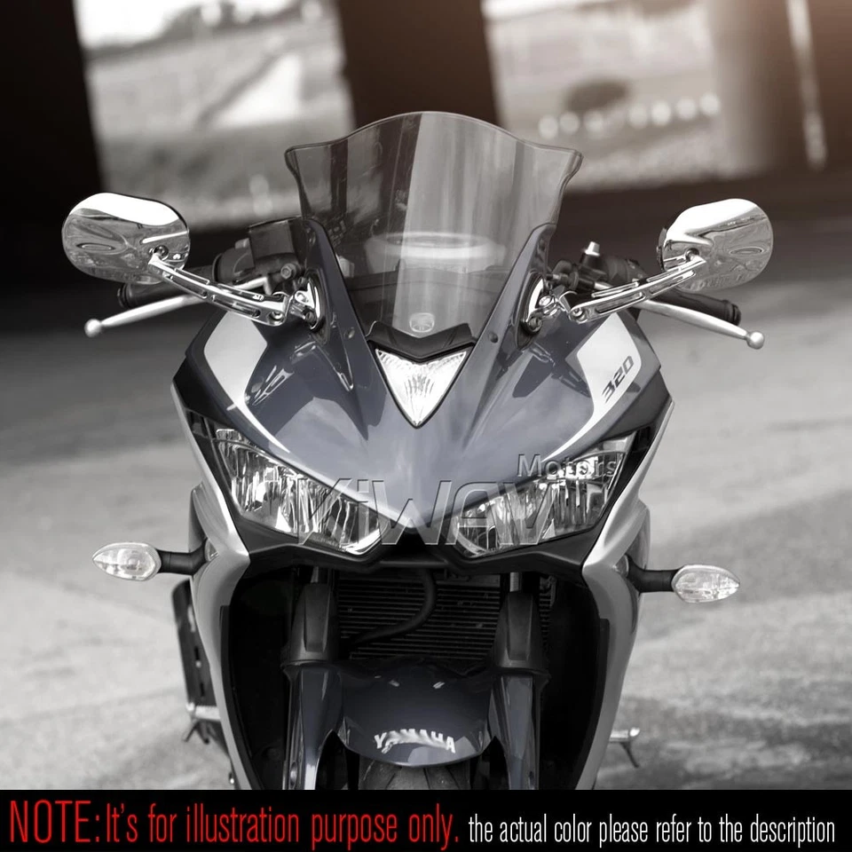 Retrovisores ovalados cromados Stark adaptador negro ajustable para Kawasaki Ninja ZX ZZR Foto 3 de 4