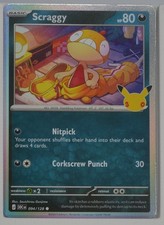 Scraggy 094/128 30th Celebration Holo Pokemon TCG