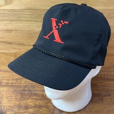 Xerox The Document Company Hat Black Vintage KC Strapback Embroidered Rope Cap