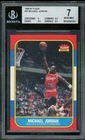 Michael Jordan Rookie Card 1986-87 Fleer #57 BGS 7