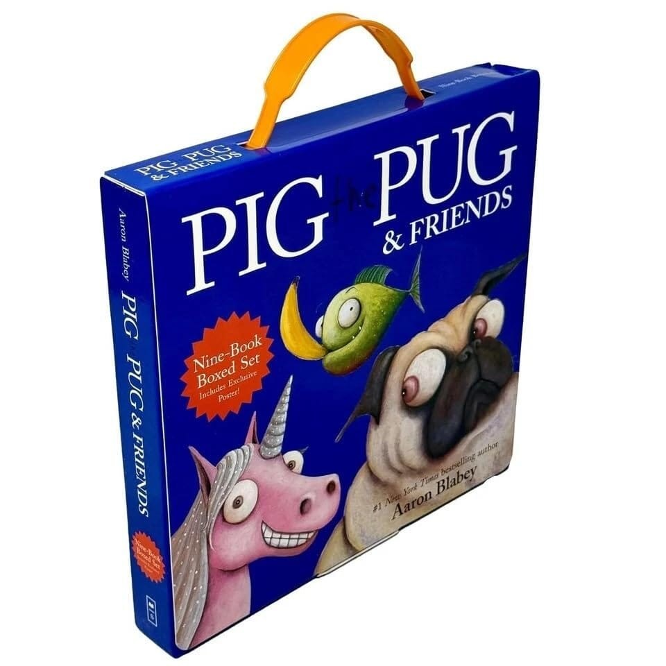 B&Q - Pig The Pug And Friends 9 Books Box Set By Aaron Blabey - Image 2