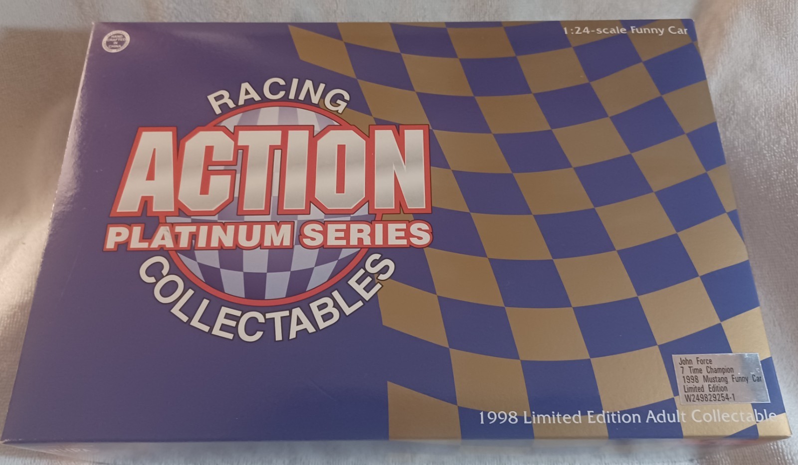 21998 JOHN FORCE RACING CASTROL GTX MUSTANG FUNNY CAR BY ACTION COLLECTABLES