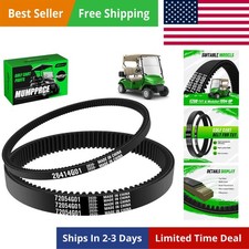 EZGO Drive Belt  Starter Belt, Golf Cart  black