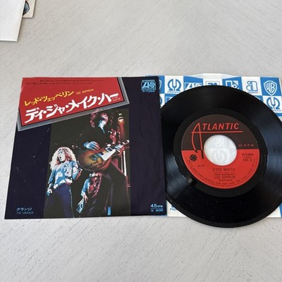 Led Zeppelin D'yer Mak'er Atlantic P139 A Japan Vinyl 45  rpm The Crunge