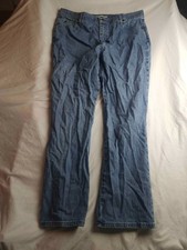 Lee Relaxed Straight Leg Jeans Womens Size 16 Blue Denim Preppy Classic Casual