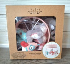Lextex Musical Crib Mobile Pink for Baby Girl