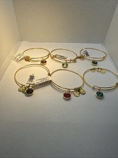 Alex and Ani Bracelet Lot of 6 birthstone bracelets
