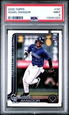 2025 TOPPS #191 ADAEL AMADOR PSA 9