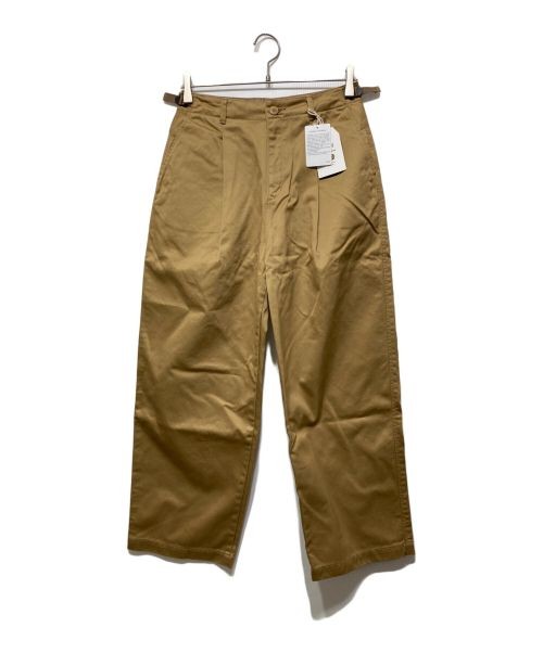 WORK NOT WORK                    Tuck Pants khaki UW06-24U009