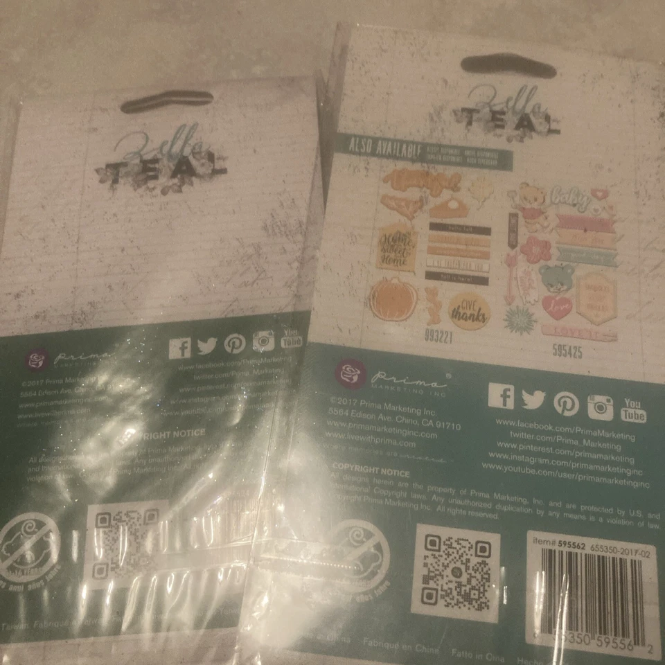 Estampillas adhesivas y formas de goma Prima Crafting nuevas Foto 2 de 2