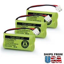 3-Pack NEW For VTech Cordless Phone Battery BT183342 BT283342 2.4V NIMH 400mAh
