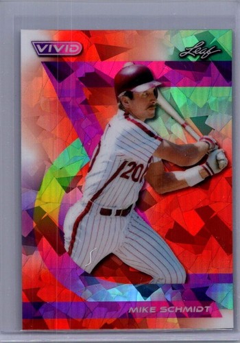 Mike Schmidt 2024 Leaf Vivid Baseball 1/1 Pre Production Proof