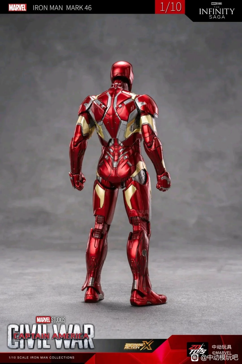 ZD-MK46: ZD Toys Marvel Infinity Saga Iron Man Mark 46 7