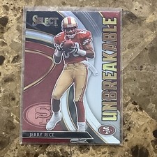 Jerry Rice 2020 Panini Select #U8 Unbreakable San Francisco 49ers A-19